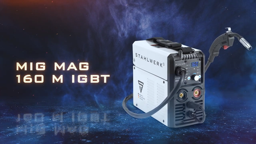 STAHLWERK MIG MAG 160 M full-synergic 5 in 1 combination MIG MAG welder - Video 1 of 1