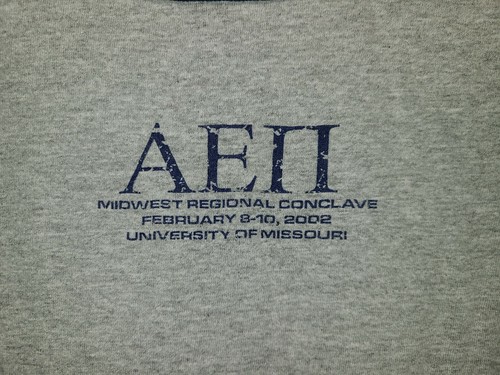 2002 University of Missouri Midwest Regional Conclave Adult Large Gray TShirt - Picture 7 of 10