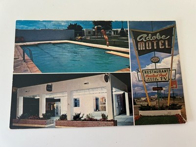 Adobe Motel Santa Fe New Mexico NM Postcard