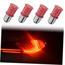 1157 Brake Light Bulb, 12V Super Bright Strobe/Flashing Tail Light Bulb, Red