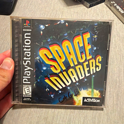 Activision Space Invaders Sony PlayStation 1 PS1 w/ Manual E (1999) NTSC-U/C