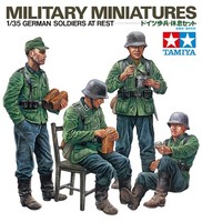 Tamiya 35129 - 1/35 Figuren Set Wwii Deutsche Soldaten In Pause - Neu