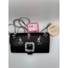Disney Parks Kate Spade Mickey Mouse Buckle Wallet Crossbody Bag
