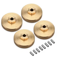 Brass Steering Knuckles Counterweights for 1/24 Axial SCX24 AX24 RC Crawler U...