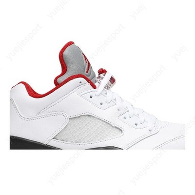 Size 8.5 - Air Jordan 5 Golf Low White Fire Red for sale online | eBay