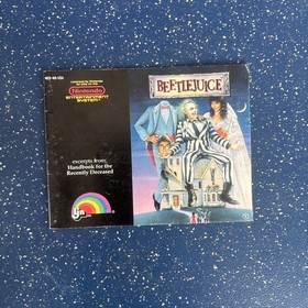 Beetlejuice Nes Nintendo Entertainment System CIB With Manual & Foam 4 #theboys