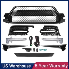 8PCS Front Bumper Grille Set+Light+Upper Trim For 2020-22 Toyota Corolla SE XSE