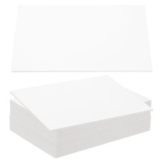 12.5x10x0.1" Chipboard Sheets 20Pcs 100PT Thick Book Board Binders Board, White