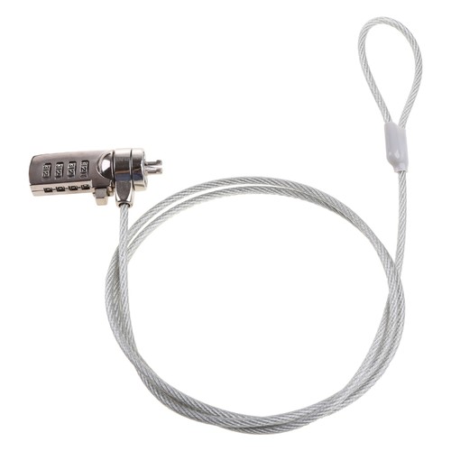 Laptop 4 Digit Combination Security Lock Cable Chain Anti-Theft Lock Replacement - Picture 2 of 8