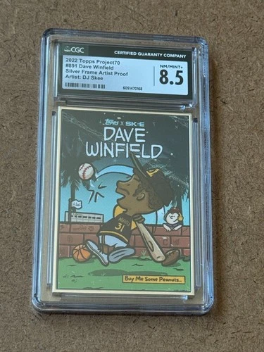 2022 Topps Project 70 Dave Winfield DJ SKEE 891 AP Artist Proof CGC 8.5 Franklin