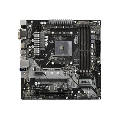 ASRock B450M Pro4 AMD B450 Mainboard Micro-ATX Sockel AM4   #314915