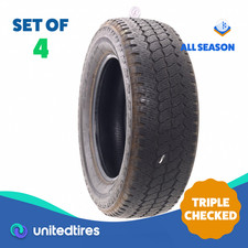 Set Of 4 Used Lt 27565r20 Bridgestone Dueler At Rh-s 126123r - 7.5-9.532