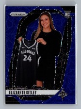 2024 Panini Prizm WNBA - Rookie Elizabeth Kitley #140 Blue Velocity Prizm Aces