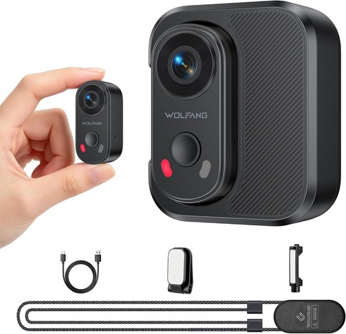 WOLFANG GA140 4K Action Camera 20MP, Compact and Lightweight Sports Camera