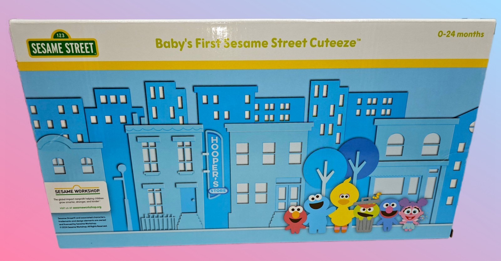 Sesame Street Elmo, Cookie Monster, Abby Cadabby & Big Bird Plush Toys