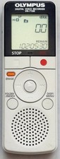 Olympus VN-7100 Digital Voice Recorder Handheld Portable Audio Memo Device White