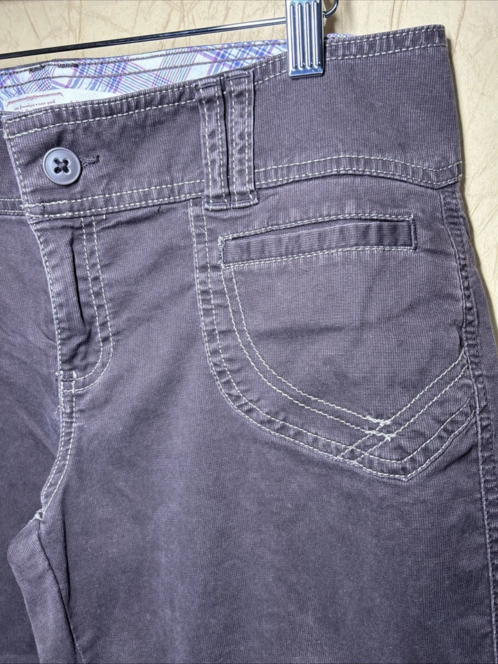 Capri Old Navy para mujer talla 6 púrpura suave elástico ligero cintura 32" Foto 2 de 4