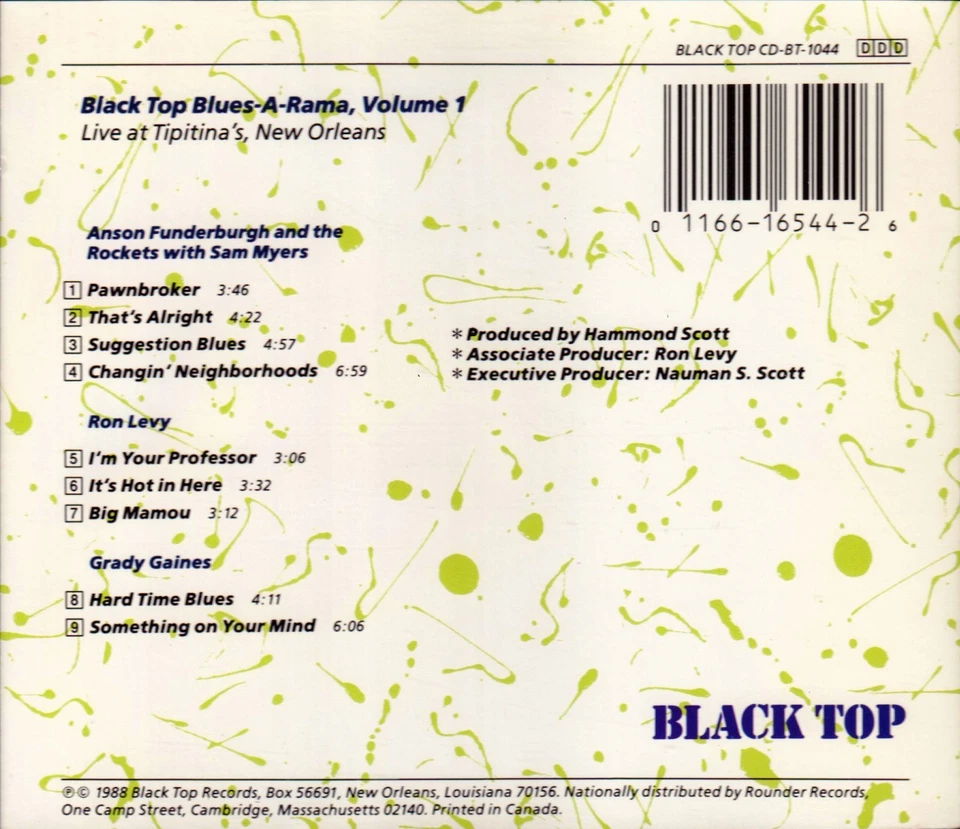 VARIOUS - Black Top Blues A Rama, Volume 1 [CD] Zustand neuwertig - Bild 2 von 2