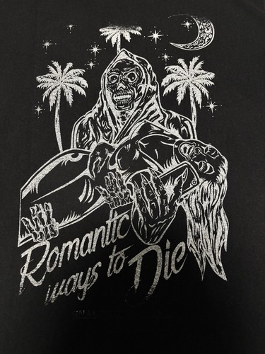 Snakebite Clothing Romantic Ways to Die T-Shirt Size M Goth Grunge Streetwear - Picture 2 of 5