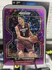 2022-23 Panini Prizm Draft Picks - Klay Thompson #33 Purple Circles Prizm /50