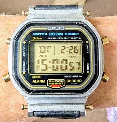 1991 Japan Casio DW-5600 901 G Shock Resist Digital Wristwatch Watch