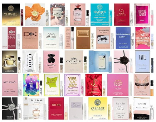 24 x Women's Designer Perfume Samples Set   Lot