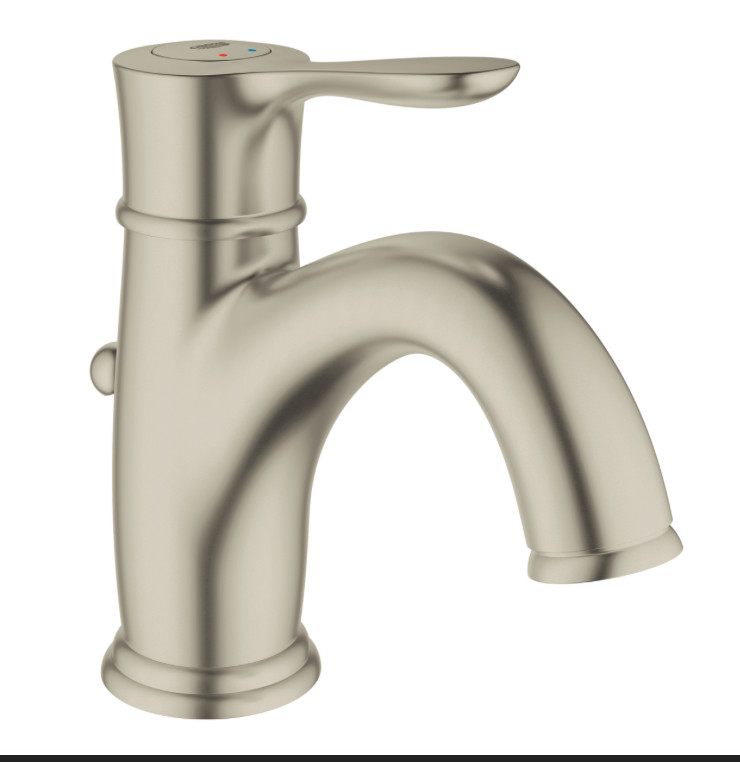 New GROHE Parkfield Single-Handle Bathroom Faucet, Brushed N