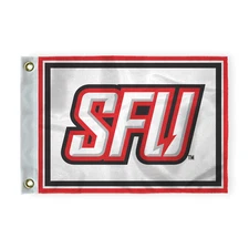 Saint Francis University SFU Red Flash Golf Flag - Tube or Grommets - 2 Sizes