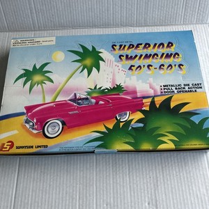 Superior Swinging 50's - 60's Sunnyside Limited Set of 12 Die Cast Metal Cars