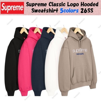 Supreme Classic Logo Hooded Sweatshirt 5colors 26SS
