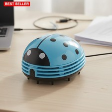 Vacuum Cleaner Handheld Mini Portable Desk Dust Sweeper Bagless Batteries