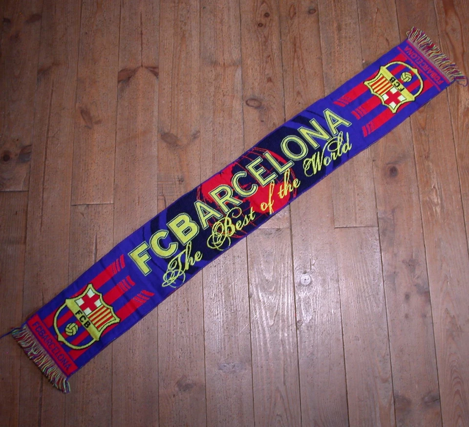 ECHARPE FC BARCELONE Espagne BARCELONA Espana MESSI Spain foot FOOTBALL Spanien - Photo 1/3