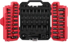 73-Piece Hex Torx Bit Impact Socket-Set, Master Socket Set, SAE... 