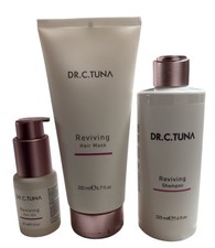 Farmasi Dr. C. Tuna Reviving Hair Set.Shampoo/Hair Mask/Oil. FREE SHIPPING