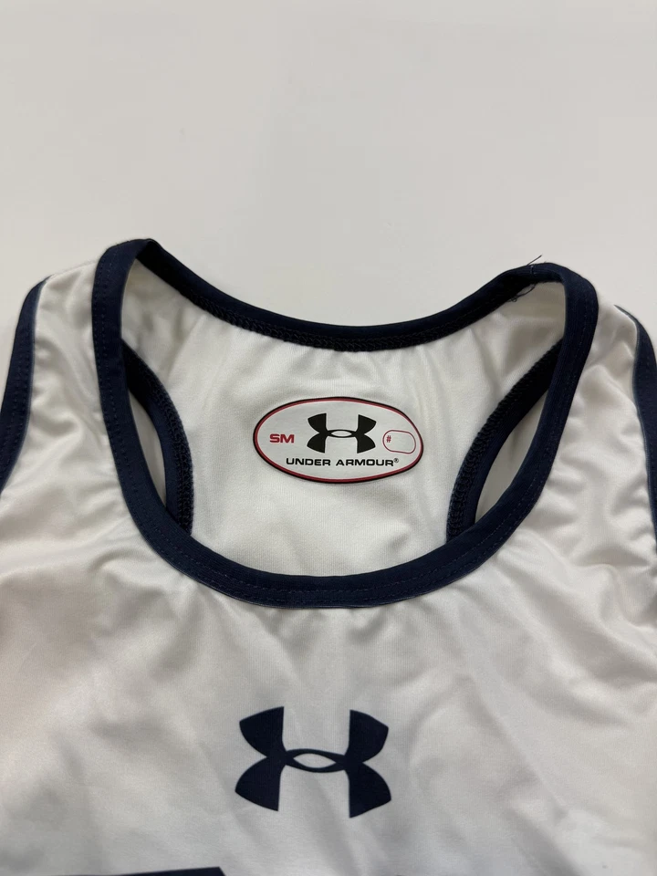 Notre Dame Track Singlet 女式小号衬衫 NCAA 跑步球衣 Under Armour — 第 3/4 张图片