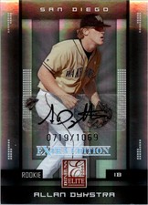 2008 Donruss Elite Extra Edition #120 Allan Dykstra Auto/1069 - BB