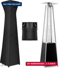 Waterproof Patio Heater Covers with Zipper and Storage Bag