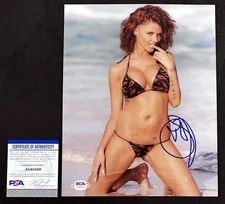 Joslyn James PSA 🔥 Signed 8x10 PHOTO ADULT STAR  AUTOGRAPH Penthouse