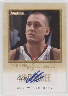 2008-09 Skybox Paraph Signatures Andrew Bogut #PS-AB Auto 2d0