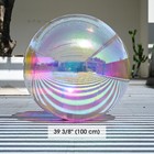 Yescom 2PCS 40" Big Shiny Inflatable Mirror Ball Giant PVC Hanging Iridescent — photo 8