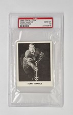 PSA GRADED 💎 GEM 10 MINT 1965 Coca-Cola Terry Harper Perforated MONTREAL NHL