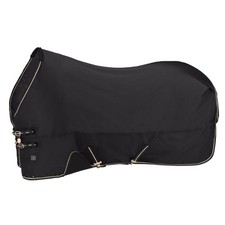Weidedecke, Pferddecke ALPHA 150g Fauxfur in black Eskadron Heritage 
