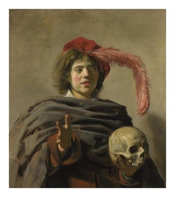 Franz Hals Young Man with a Skull : Giclée Art Print 1626