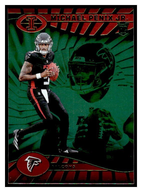 2024 Illusions Retail Emerald 4 Michael Penix Jr. Rookie RC Atlanta Falcons