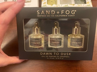 Sand + Fog Dawn to Dusk Perfume Oil Set Morning Mood Lunch Date After Midnight