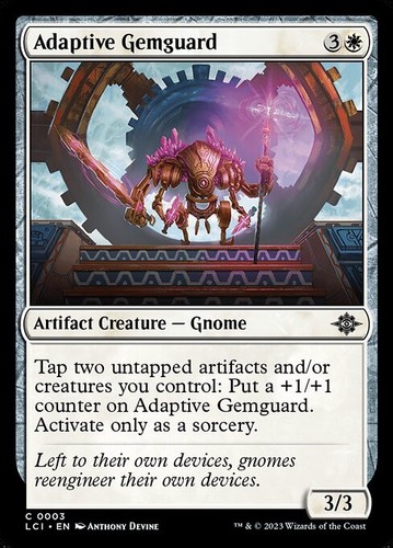 Adaptive Gemguard C Foil #3 | LCI The Lost Caverns of Ixalan | MTG - Picture 1 of 1