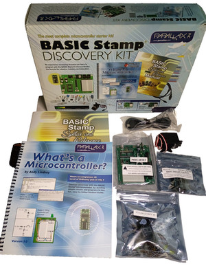 Parallax ~ Basic Stamp Discovery Kit USB  ~  Microcontroller ~ NEW  in Open Box