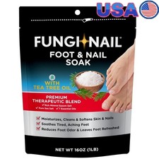 Therapeutic Foot Soak W/ Epsom Sea Salt  7 Essential Oils Refreshing Feet New