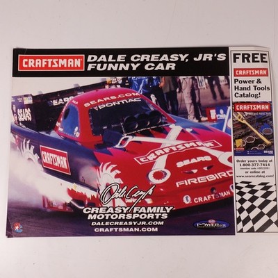 Dale Creasy Jr. NHRA Drag Racing Hero Karte Craftsman Funny Car 2002