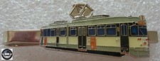 Krawattenklammer Straßenbahn Gent Belgien weiß/grau/gelb Eisenbahn Tram Art 8266